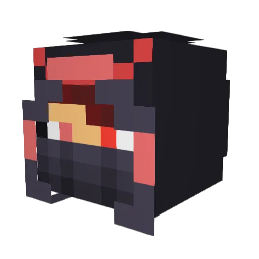 Random_Aim Minecraft avatar head, 3D render