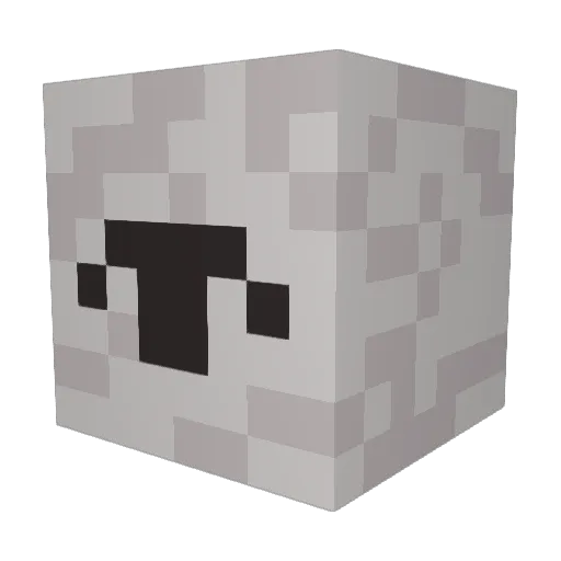 Random_Gibberish Minecraft avatar head, 3D render