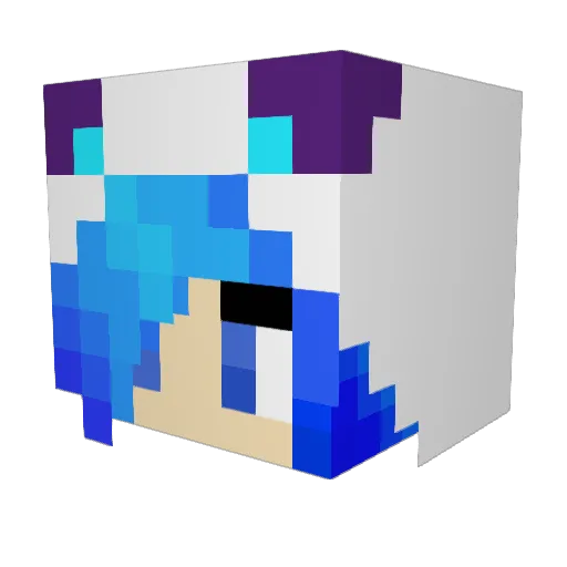 Random_User87 Minecraft avatar head, 3D render