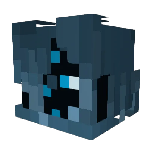 Randomiles Minecraft avatar head, 3D render