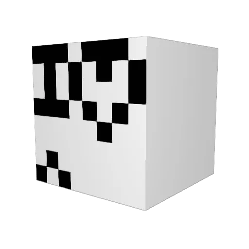 Randomotom Minecraft avatar head, 3D render