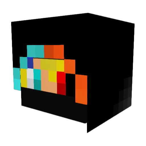 Randomperson78 Minecraft avatar head, 3D render