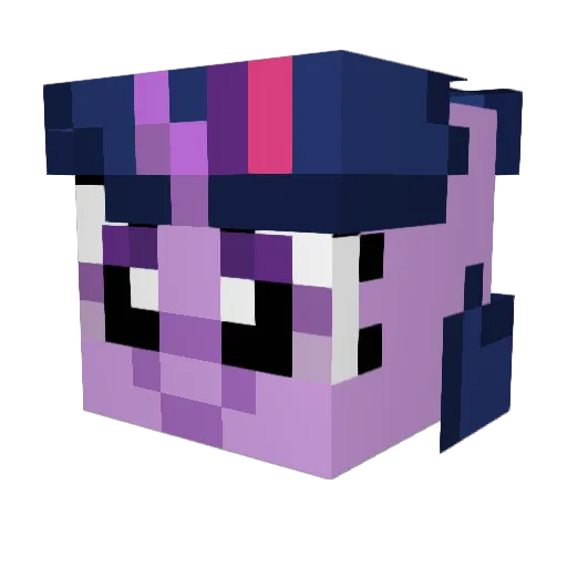 Randy764 Minecraft avatar head, 3D render