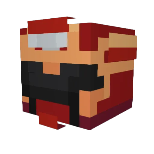 RandyC97 Minecraft avatar head, 3D render