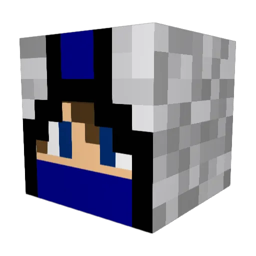 RandyZockt Minecraft avatar head, 3D render