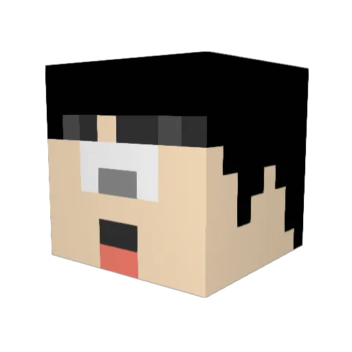 Randy___Marsh Minecraft avatar head, 3D render