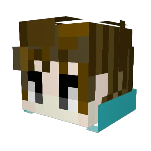 Randy_zyh Minecraft avatar head, 3D render