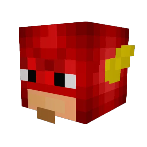 Randyth Minecraft avatar head, 3D render