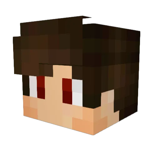 Rane_tka Minecraft avatar head, 3D render