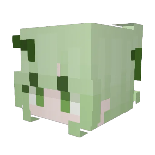 Ranged766 Minecraft avatar head, 3D render
