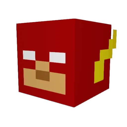 Ranger08 Minecraft avatar head, 3D render