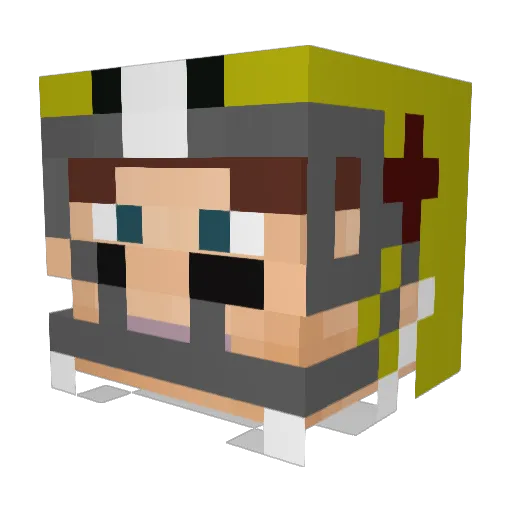 Ranger463 Minecraft avatar head, 3D render