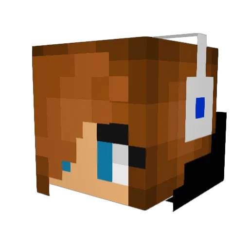 RangerJessie Minecraft avatar head, 3D render
