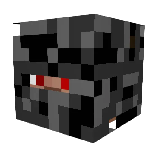 RangerMatt Minecraft avatar head, 3D render