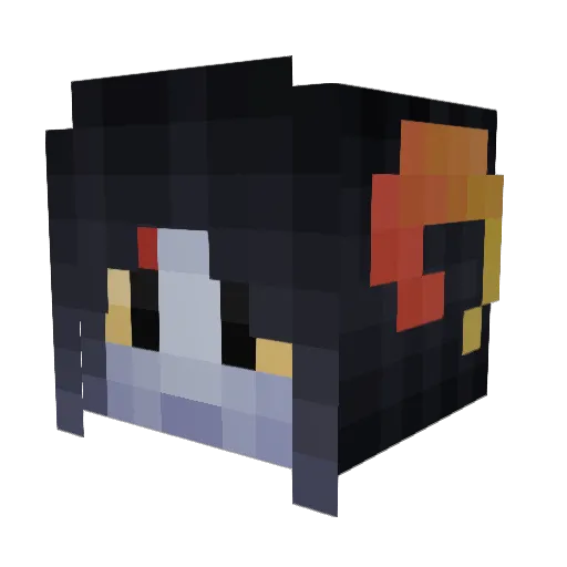 RangerPvP Minecraft avatar head, 3D render