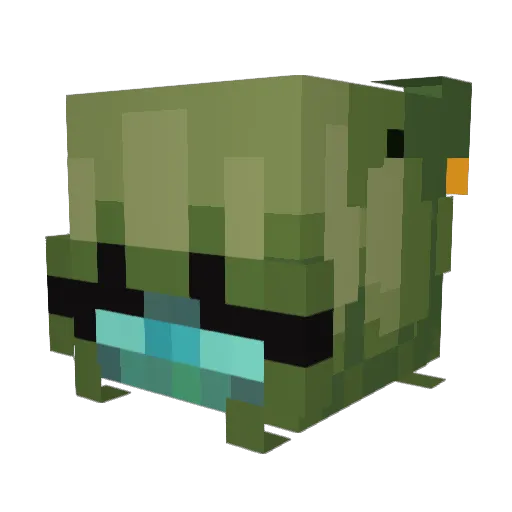 RangerWill08 Minecraft avatar head, 3D render