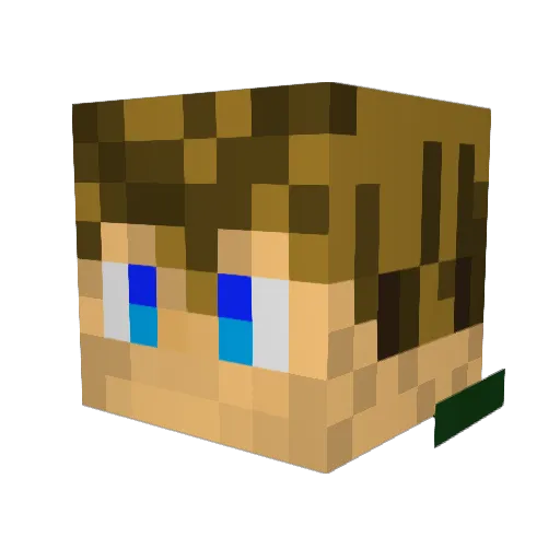 Ranger_Array Minecraft avatar head, 3D render