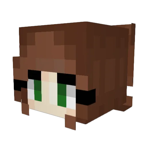 Ranger_Nutmeg Minecraft avatar head, 3D render