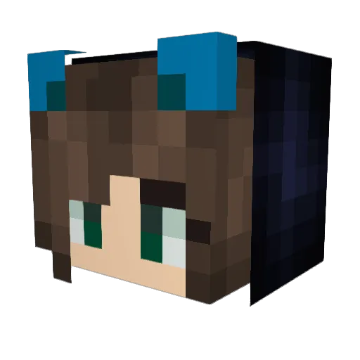 Ranger_Wolf Minecraft avatar head, 3D render