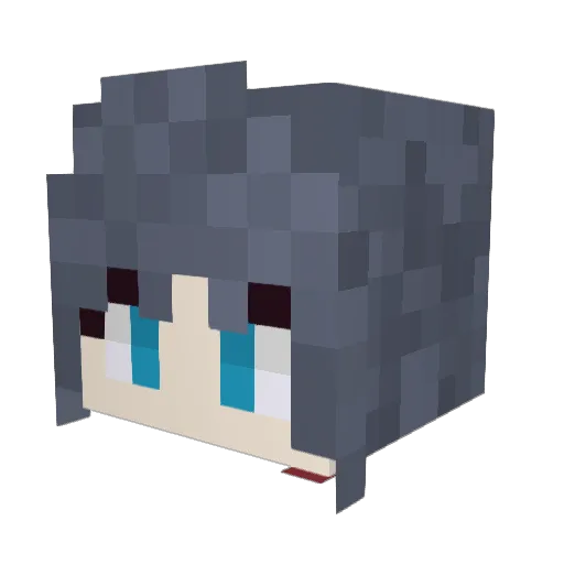 Ranger_X_123754 Minecraft avatar head, 3D render