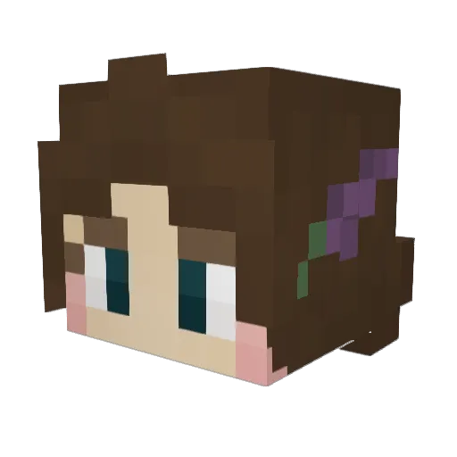 Rangie54 Minecraft avatar head, 3D render