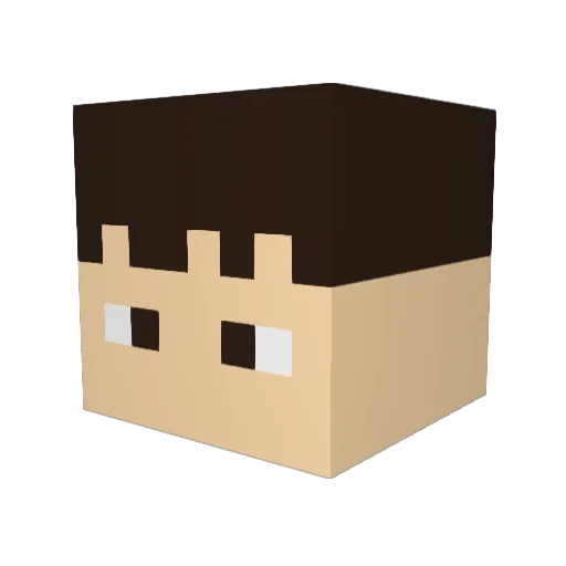 Ranglee0328 Minecraft avatar head, 3D render