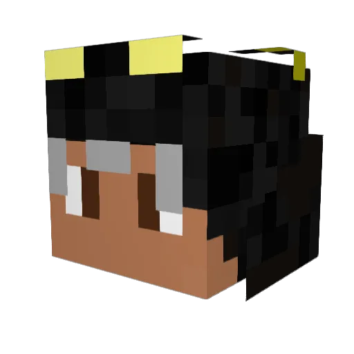 Rango0526 Minecraft avatar head, 3D render