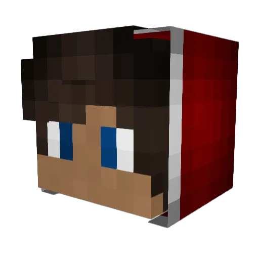 RangoVH Minecraft avatar head, 3D render