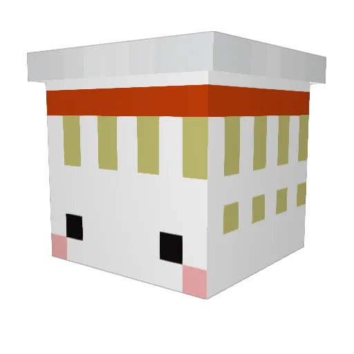 RangsMC Minecraft avatar head, 3D render