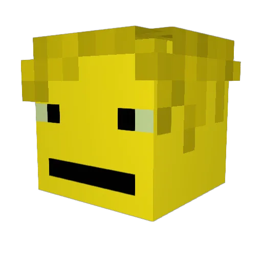 Minecraft-Avatar von Ranivox: Kopf als 3D-Render