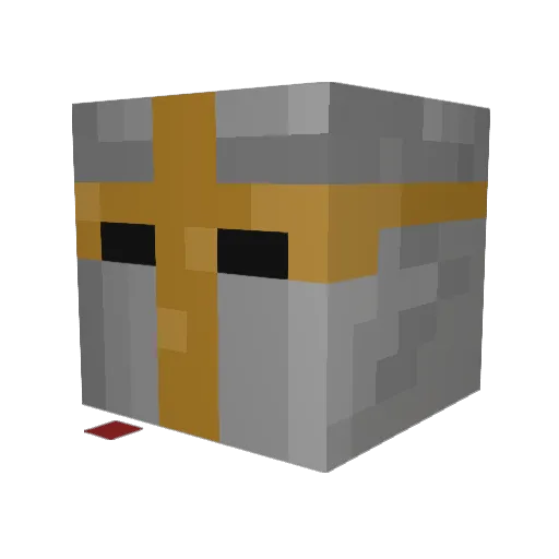 Ranjorr Minecraft avatar head, 3D render