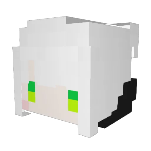 RankedTowerWars Minecraft avatar head, 3D render