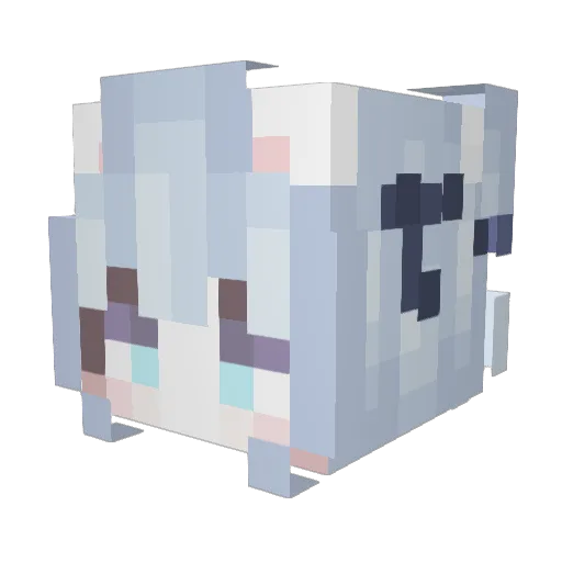 Ranked_Bor Minecraft avatar head, 3D render