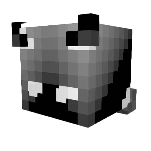Rankiinq Minecraft avatar head, 3D render