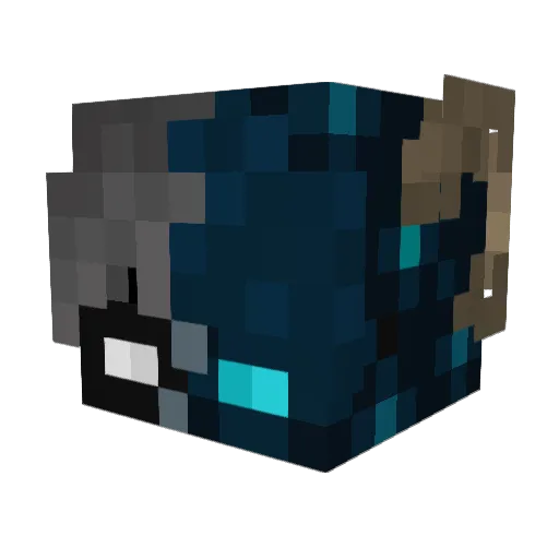 RankoTheGoat Minecraft avatar head, 3D render