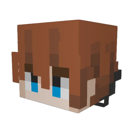 Rannger31 Minecraft avatar head, 3D render