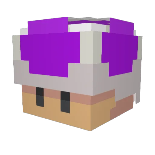RanoXD Minecraft avatar head, 3D render