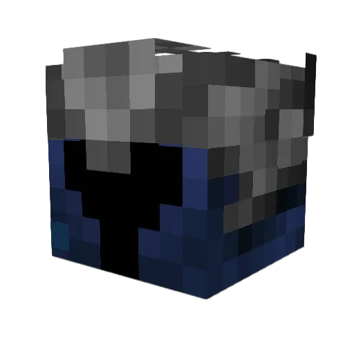 Ranwin Minecraft avatar head, 3D render