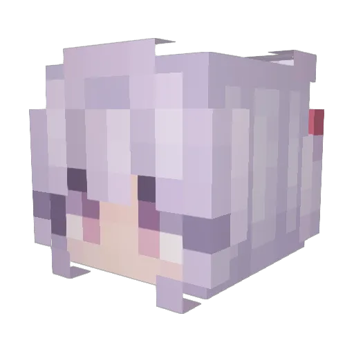 RaonTale Minecraft avatar head, 3D render