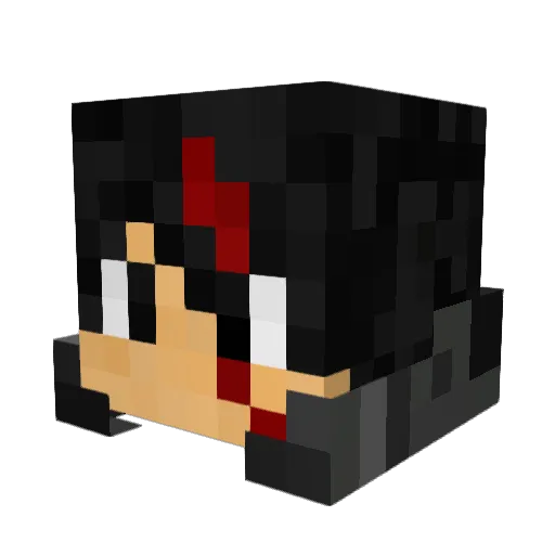 RapCop Minecraft avatar head, 3D render