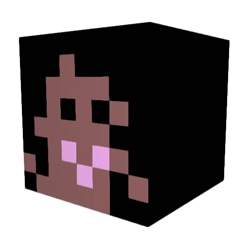 RapNinja Minecraft avatar head, 3D render