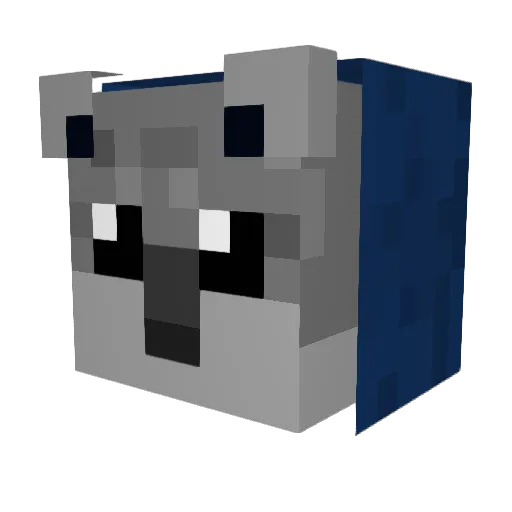RapeSquadKillas Minecraft avatar head, 3D render
