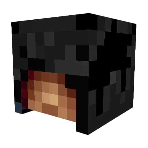 RapedFeminist Minecraft avatar head, 3D render
