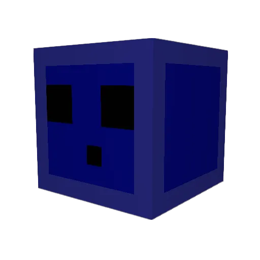 Rapha2025 Minecraft avatar head, 3D render