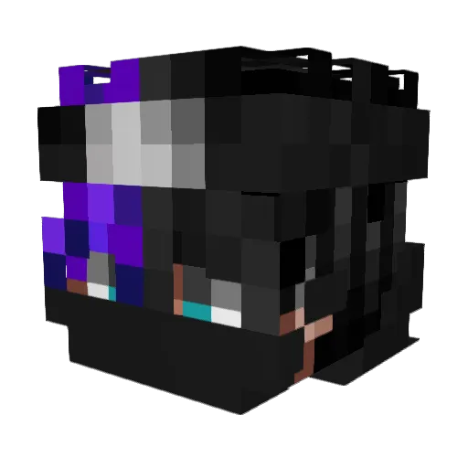 Raphael82 Minecraft avatar head, 3D render