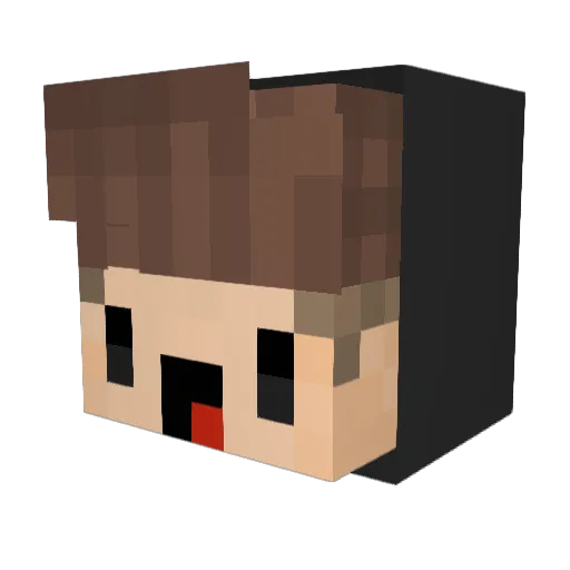 Raphael9780 Minecraft avatar head, 3D render