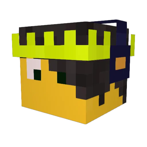 RaphaelBaltazar Minecraft avatar head, 3D render