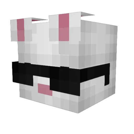Raphael_Raphaelo Minecraft avatar head, 3D render