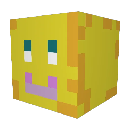 Raphaelmita Minecraft avatar head, 3D render