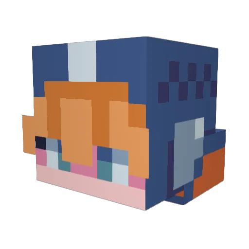 Raphaelrosario Minecraft avatar head, 3D render